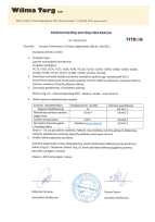 Сертификация VITRON EN 422-2
