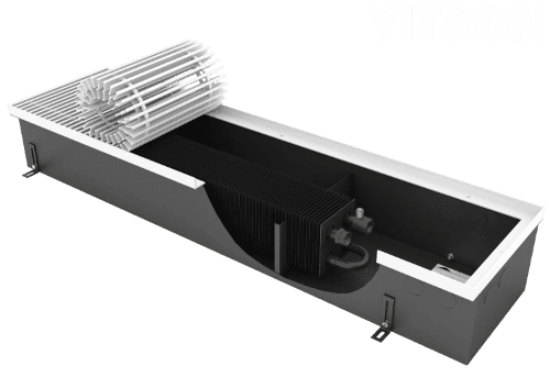 Сonvector which is built in a floor. Prise